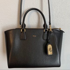 Ralph Lauren Leather Hand Bag / Purse NWOT